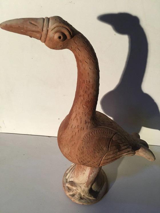 Terrakotta-Vogel – Dekorative Objekte, Vintage (photo 3 of 8)