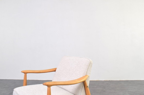 Image 1 of Fauteuils lounge style Mid-Century par J. Kędziorek, années 1960, lot de 2