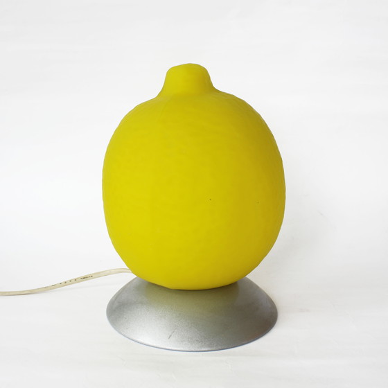 Image 1 of Vintage IKEA Orange & Lemon Fruit Table Lamp Set