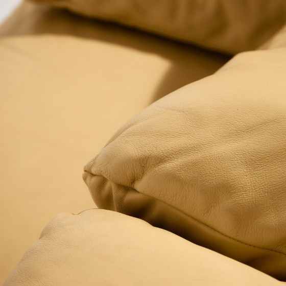 Image 1 of MK11585 Juego de cuero Maralunga de Vico Magistretti para Cassina. Juego de 3