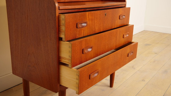 Image 1 of Vintage Secretaire | Deens | Teak | Met Spiegel