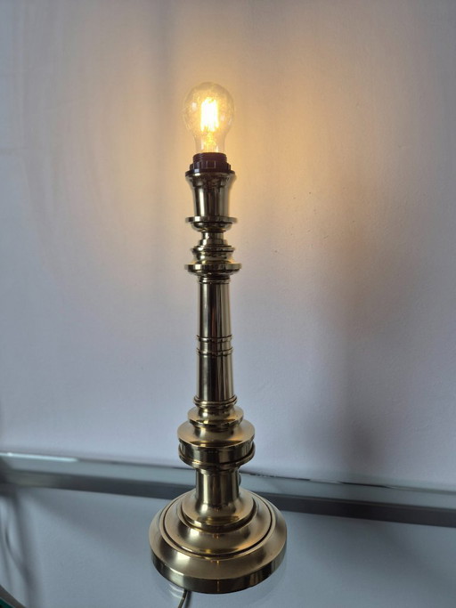 Vintage 1970s Lamp Art (Milano Italy) brass lamp base
