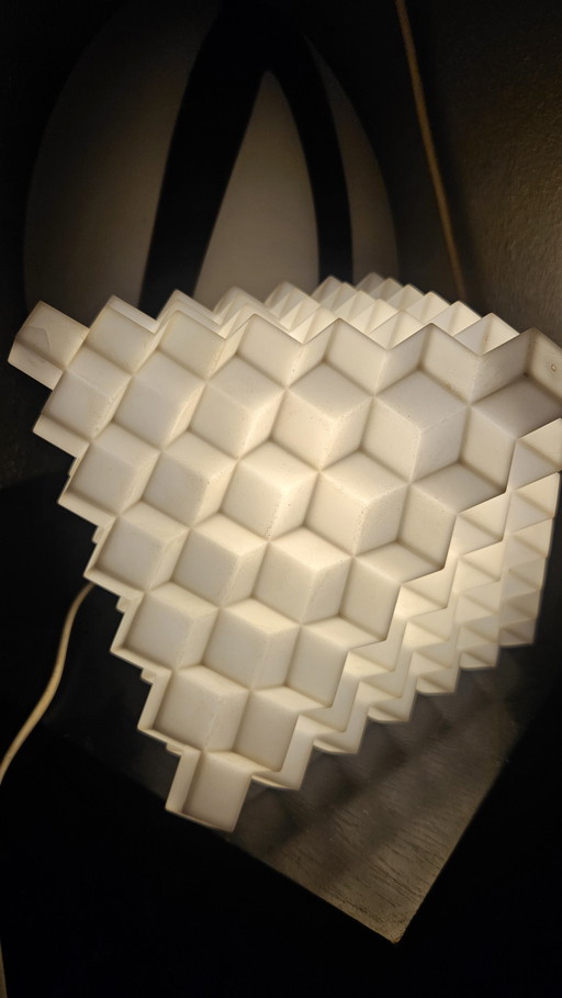 Vintage Nielsen Light “Babylon” table lamp/wall lamp – Scandinavian geometric design – 1990s