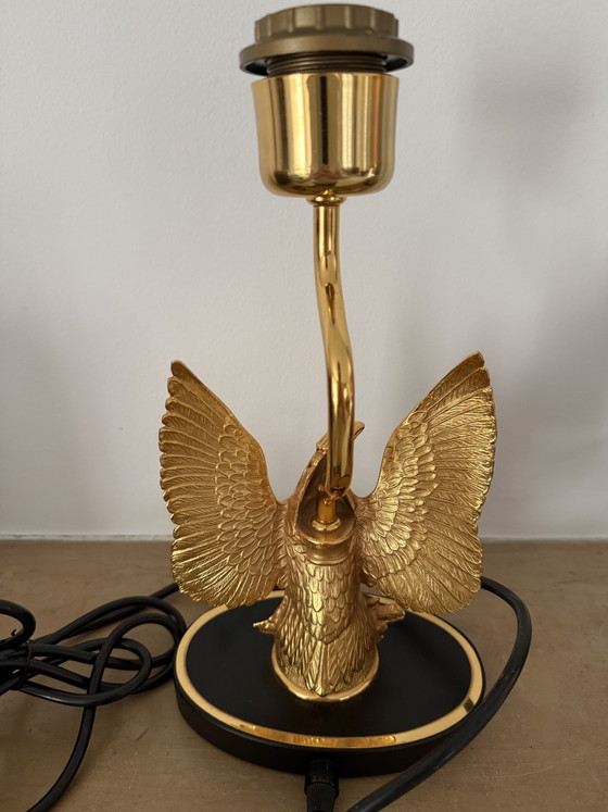 Image 1 of Deknudt Lustrerie Tischleuchte mit Adler