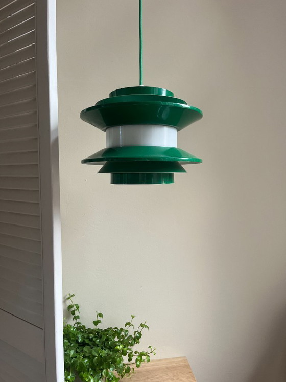 Image 1 of Suspension vintage Carl Thore Trava - Granhaga Metallindustri - Lampe design suédoise