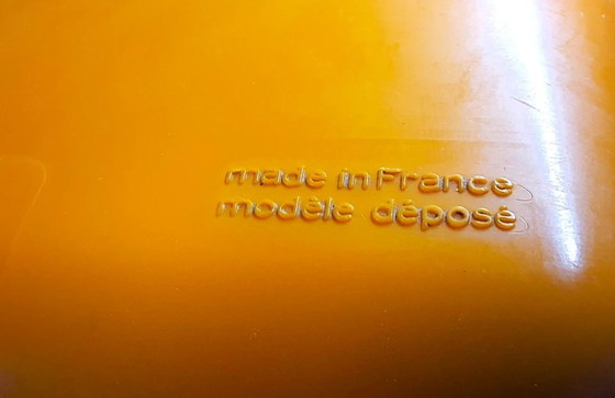 Image 1 of Iconic Fissler Design: Vintage Orange/Beige Menu Timer Kitchen Timer – 1970s Pop Art