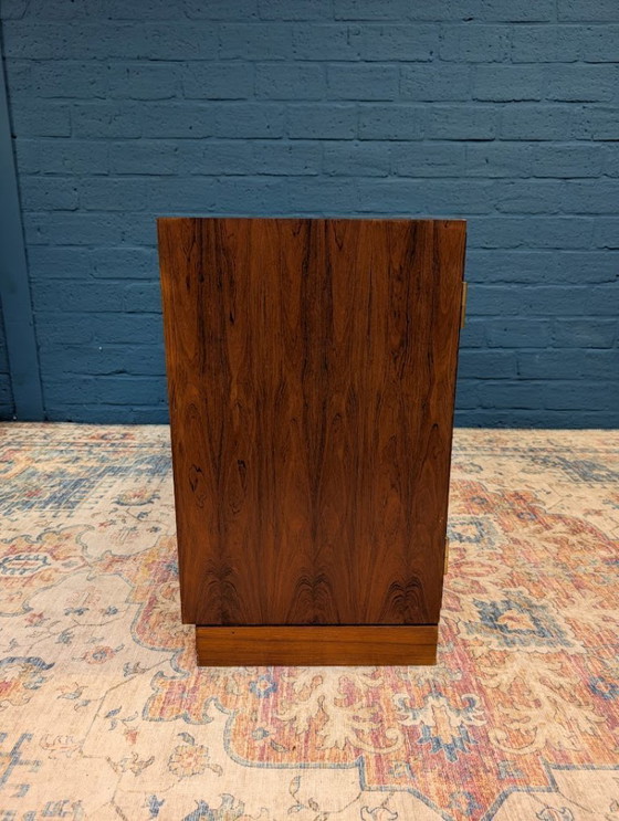 Image 1 of Meuble vinyle vintage en palissandre, fabriqué par Kai Winding pour P. Jeppesen Mobelfabrik, années 1960