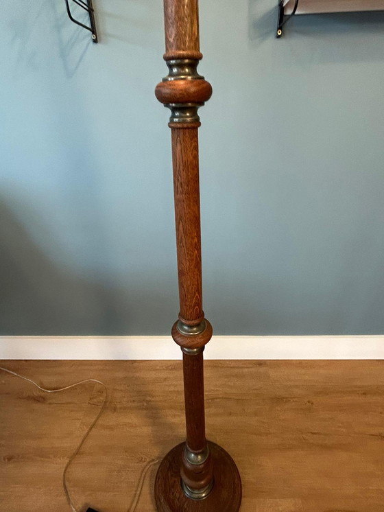 Image 1 of Base de lámpara de roble antiguo