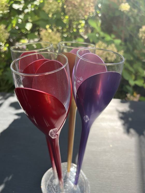 Vintage Moet & Chandon champageglazen set – Glazen & Karaffen (photo 2 of 5)