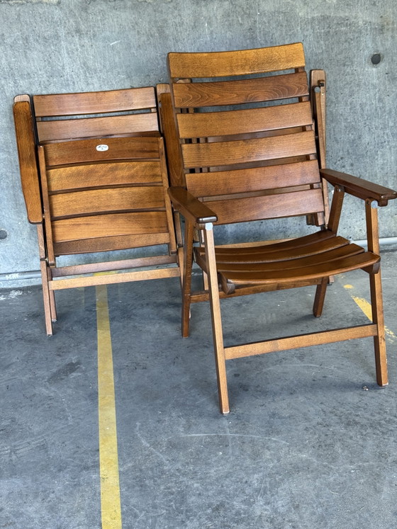 Image 1 of Set of 4 Herlag Folding Chairs