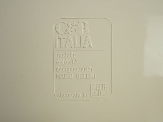 Image 1 of Ensemble fauteuil et table basse Amanta de Mario Bellini, design vintage années 60