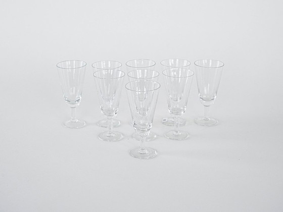 Image 1 of Set aus Kristallgläsern, dänisches Design, 1970er Jahre, hergestellt in Dänemark