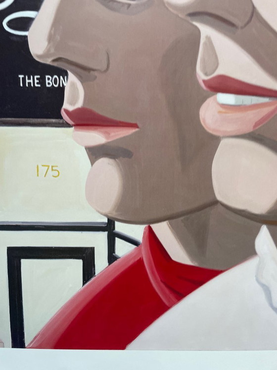 Image 1 of Alex Katz, Scott und John, 1966, cartel de la exposición Frieder Burda, Impreso en Alemania