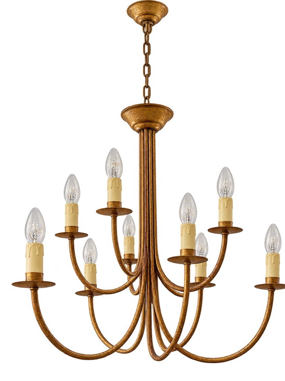 Chandeliers with 15 candle lights by Lightdesign Wassenaar – light design, Bronze, Metal (photo 5 of 5)