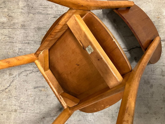 Set of four Pastoe SB11 Dining chairs – Wood (photo 7 of 7)