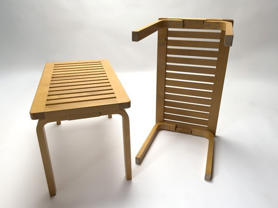 Image 1 of Alvar Aalto bank voor Artek Formgiven 1945 (setprijs)