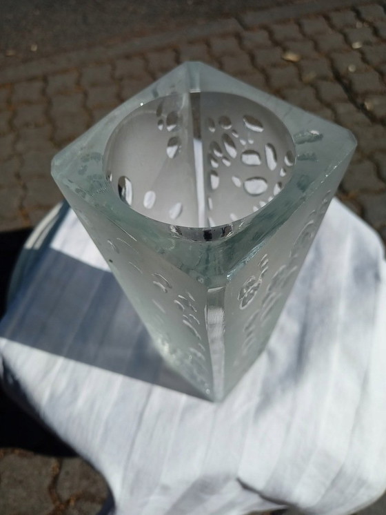 Image 1 of Vase Krople Rosy – Eryka Trzewik-Drost, Huta Szkła Ząbkowice