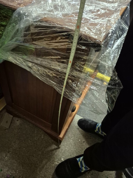 Image 1 of Wooden chest of drawers/sideboard with storage space