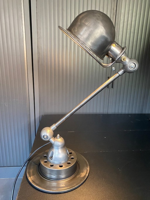 Jieldé 1-Arm Lamp with Graphite Patina, Industrial Vintage