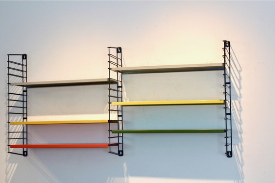 Tomado Holland Original Industrial Metal Multicolored Modular Wall Unit, Wall cabinet, Industrieel (photo 3 of 10)