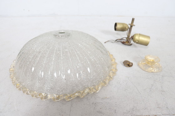 Image 1 of Murano Deckenlampe/Deckenleuchte von Barovier & Toso, Italien, 1970er Jahre