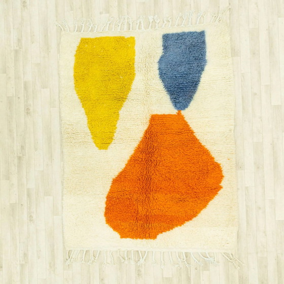 Alfombra de lana hecha a mano de Marruecos 2.5 x 1.5 m – Wool (photo 2 of 9)