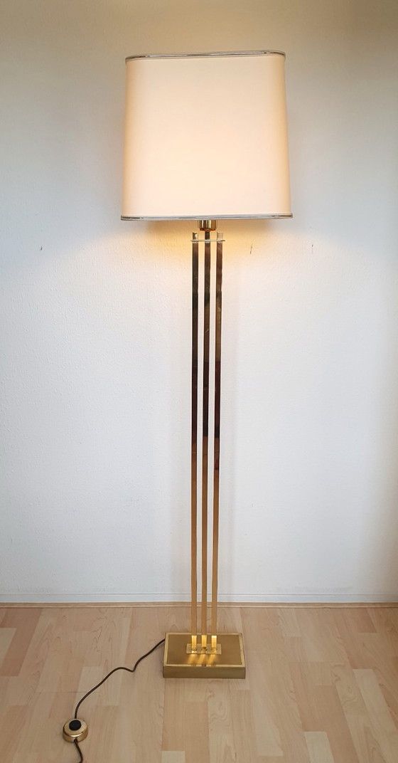 Image 1 of Lampada da terra vintage Lustrerie Deknudt Regency