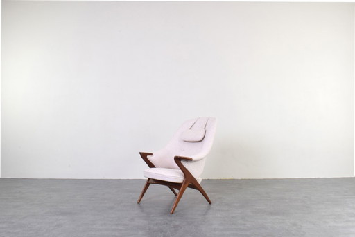 Mid Century Teakholzstuhl Bravo von Sigurd Resell für Rastad & Relling, 1957
