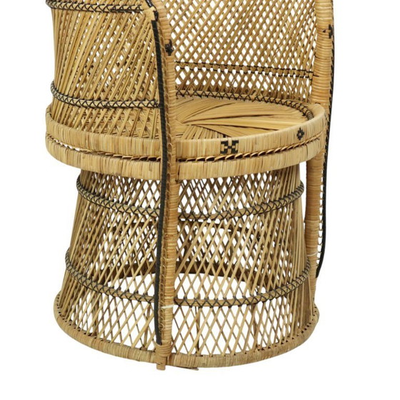 Image 1 of Silla Pavo Real Ratán Silla Emanuelle XL