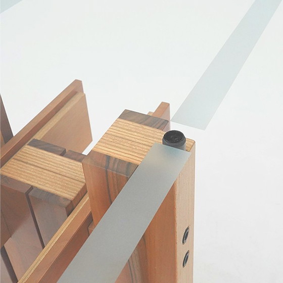 Image 1 of Eettafel "Cangrande" van Franco Poli voor Bernini, jaren 70.