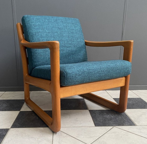 Image 1 of CFC Silkeborg arm chair by Johannes Andersen new green upholstery 1960s