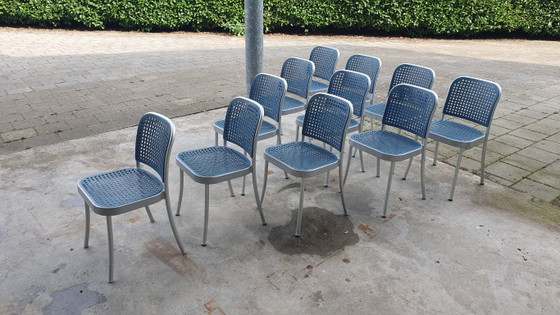 10x (+1) DePadova Silver Chair De Padova design chairs Italy, Dining chairs, Plastic (photo 13 of 14)