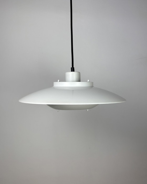 Image 1 of Lampada a sospensione vintage Frimann UFO, Danimarca, anni '70, Disco volante, Era spaziale, Mid Century Modern, anni '70, Desig