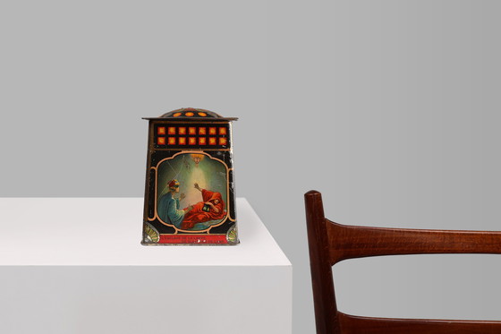 Image 1 of Antieke Art Nouveau blikken doos van De Beuckerlaer, jaren 1890