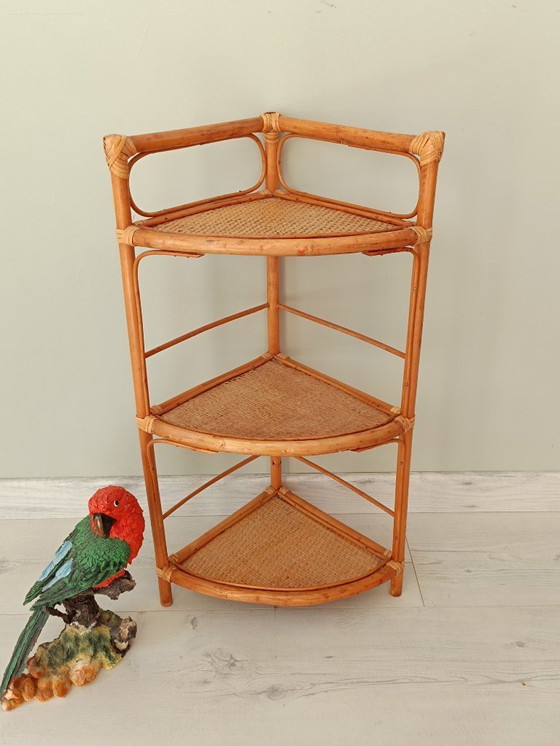 Image 1 of Mensola tripartita in rattan