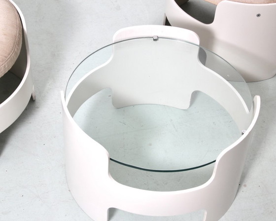 Image 1 of Ensemble de 2 tabourets et 1 table basse de Gerd Lange pour "Die Gute Form"