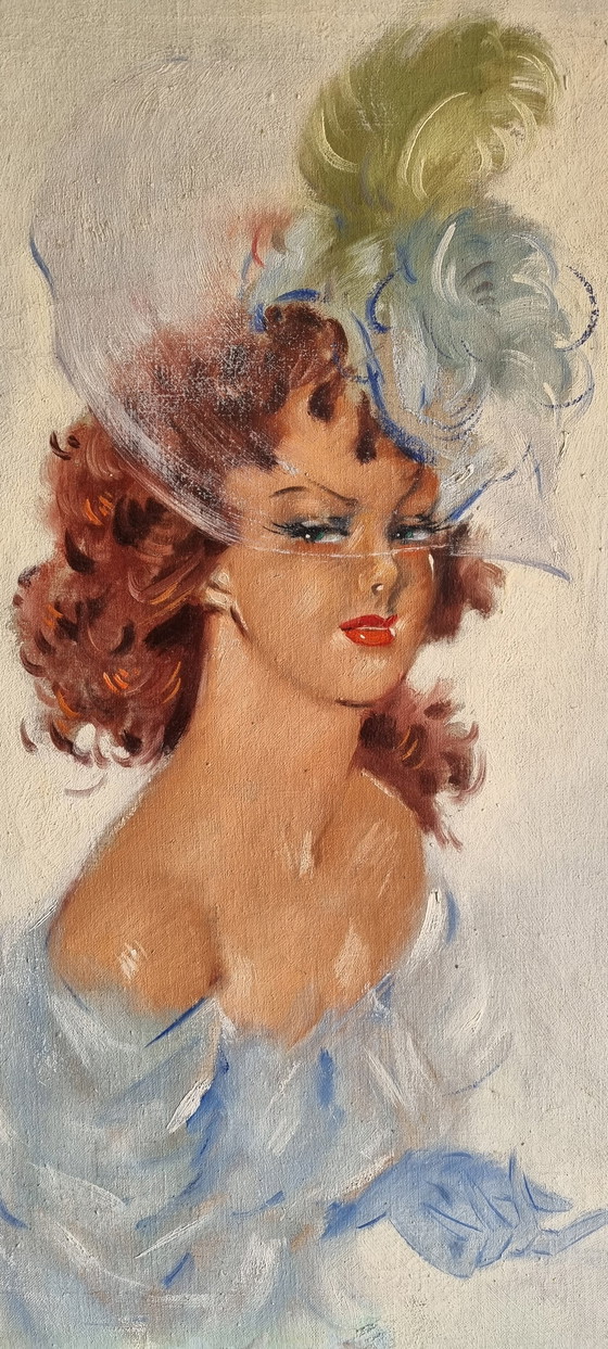 Image 1 of D'après Jean Gabriel Domergue (1889-1962), belle époque Parisienne