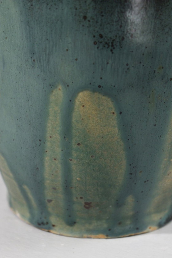 Image 1 of Lucien Arnaud in Saint-Amand en Puisaye - Large vase circa 1920, Carriès school