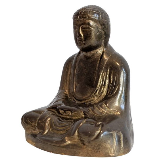 Japanse Bronzen Meditatie Boeddha (Dhyana Mudra) – Kavel 136 – Beeldhouwkunst (photo 8 of 9)