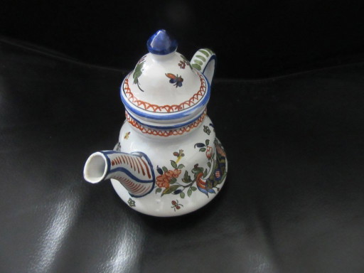 Vieux Rouen Miniatur-Kaffeekanne – decoratieve objecten, Ceramic (photo 2 of 8)