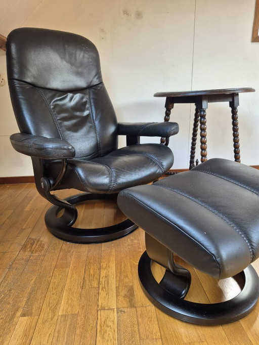 Stressless brand leather recliner