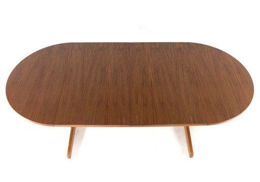 Thonet round 2x extendable dining table vintage table