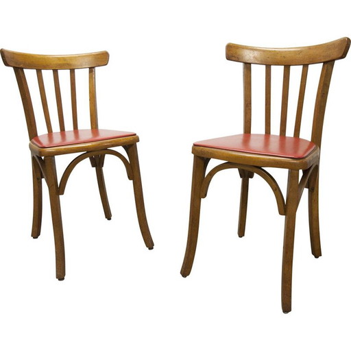 Paire de chaises bistro Luterma vintage 1930