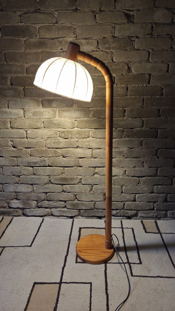 Image 1 of Danish pine floor lamp, 1970
