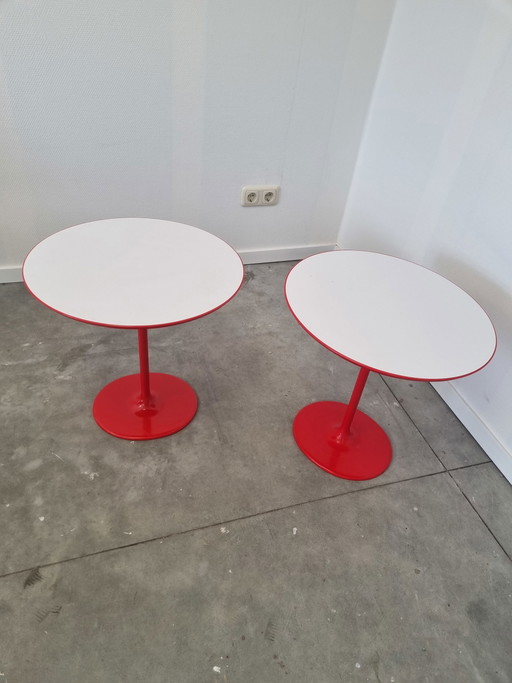 2x Dizzie bijzettafel Arper