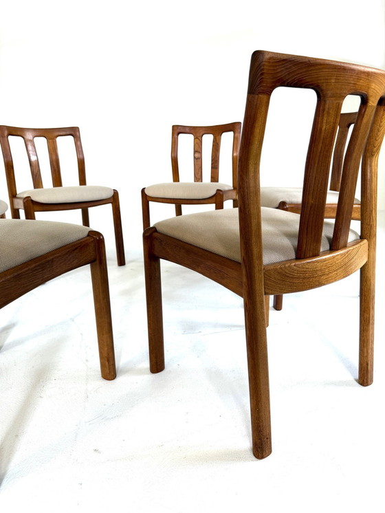 Image 1 of 6x chaise de salle à manger vintage Dyrlund '70s