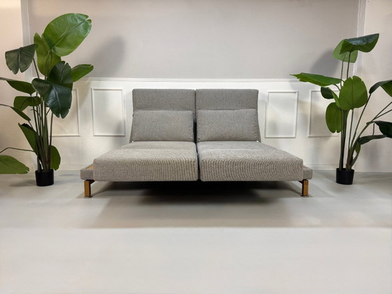 Image 1 of Brühl Moule Large Sofa Grey Sleeper Sofa Sleeping Function Multifunctional