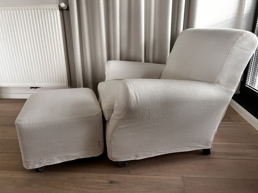 Flexform Nonnamaria With Footstool