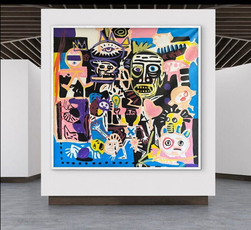 Gemälde Freda People Guernica Abstrakte Sammlung