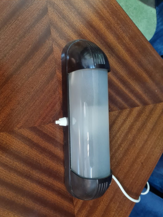 Image 1 of Luce di carrozza ferroviaria cecoslovacca d'epoca in bachelite